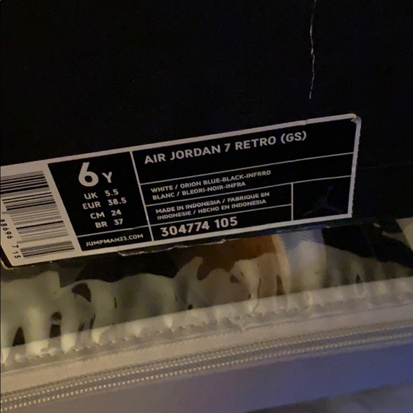 Air Jordan 7 Retro 6Y - Picture 2 of 2